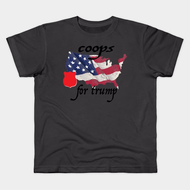 Coops for Trump, T-shirt, Minneapolis Trump Rally Mug, President Donald Trump 2020 Election shirt T-Shirt Kids T-Shirt by mehdimoufakhir